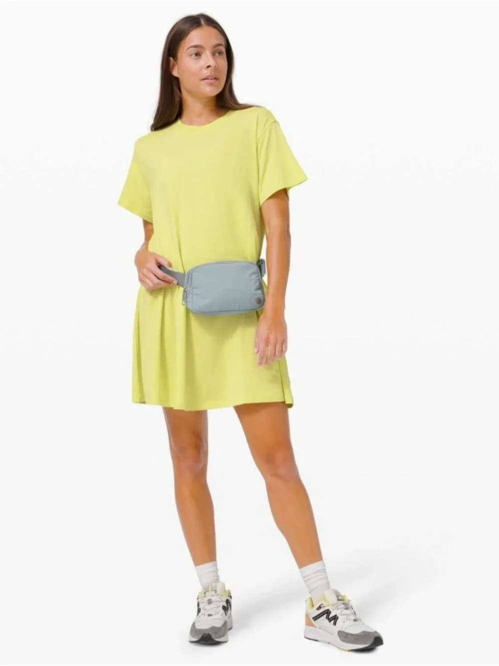 Lululemon All Yours Tee Dress Lemon Vibe